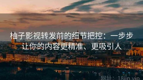 柚子影视转发前的细节把控：一步步让你的内容更精准、更吸引人