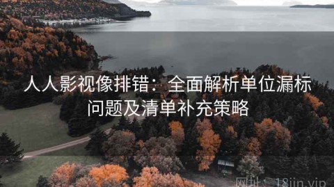 人人影视像排错：全面解析单位漏标问题及清单补充策略